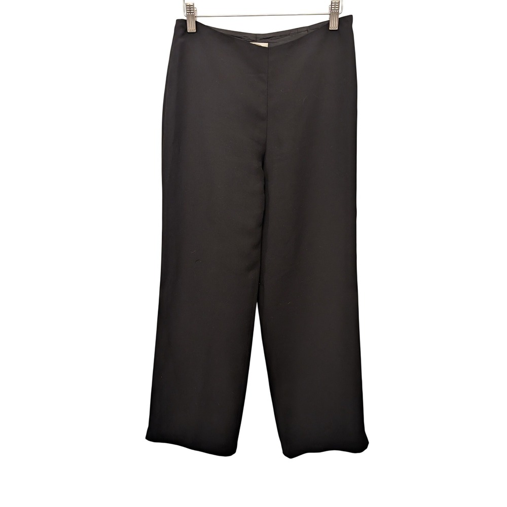 Vintage Talbots Petites Wide Leg Dress Pants Crepe Work Trousers Career Chic